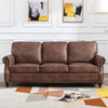 Faux Leather Sofa Couch