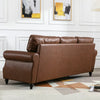 Faux Leather Sofa Couch