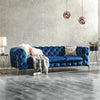 Avelaine Contemporary Button Tufted Chesterfield Sofa