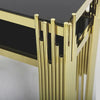 Bicasa Luxury And Modern Golden Console Table