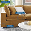 Commix Down Filled Overstuffed Performance Velvet 7-Piece Sectional Sofa