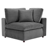 Commix Down Filled Overstuffed Performance Velvet 7-Piece Sectional Sofa