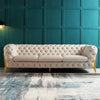 Avelaine Contemporary Button Tufted Chesterfield Sofa
