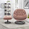 Anouk UpholsteredSwivel Accent Chair