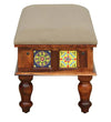 Wooden Rounded 6 Seater Dining Set