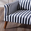 Zebra Wing Back Chair-With-Ottoman