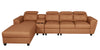 Impero Leatherette Sectional Sofa