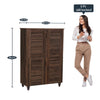 RonaldDoor-shoe Cabinet-in-Columbia Walnut Finish