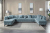 Atronia Teal Sectional Sofa