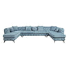 Atronia Teal Sectional Sofa