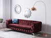 Avelaine Contemporary Button Tufted Chesterfield Sofa