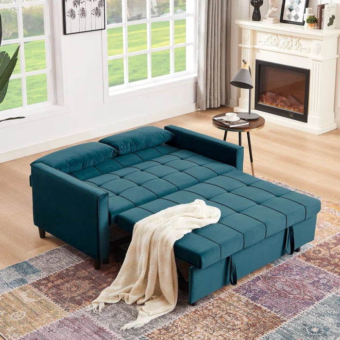 DualEase Upholstered Sofa Cum Bed