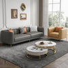 Flex Luxury Straight Line Sofa Set In Leatherette